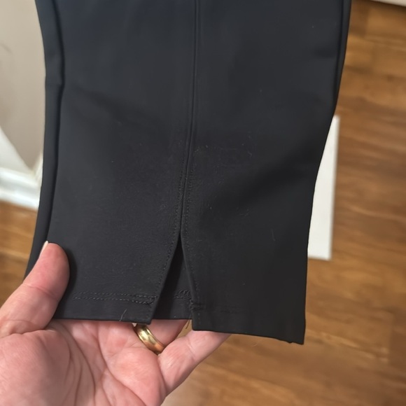 Soft Surroundings Black Straight Leg Pants High-Waisted - Picture 2 of 5